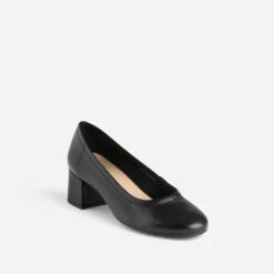 Escarpin Noir En Cuir -Caprices Chaussures Boutique WWWERM 10383990086 1