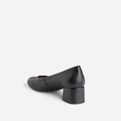 Escarpin Noir En Cuir -Caprices Chaussures Boutique WWWERM 10383990086 3