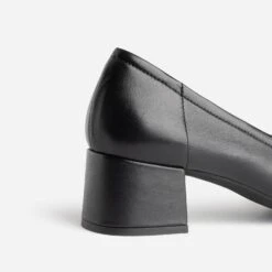 Escarpin Noir En Cuir -Caprices Chaussures Boutique WWWERM 10383990086 5