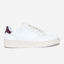 Tennis TEXTO Blanche Contrefort Bordeaux