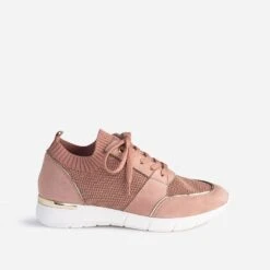 Tennis Vieux Rose Tricotée -Caprices Chaussures Boutique WWWERM 10384320020 0