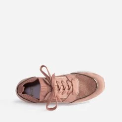 Tennis Vieux Rose Tricotée -Caprices Chaussures Boutique WWWERM 10384320020 4