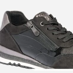 Tennis MARCO TOZZI Noire Et Gris Foncé Métallisé -Caprices Chaussures Boutique WWWERM 10384320021 5