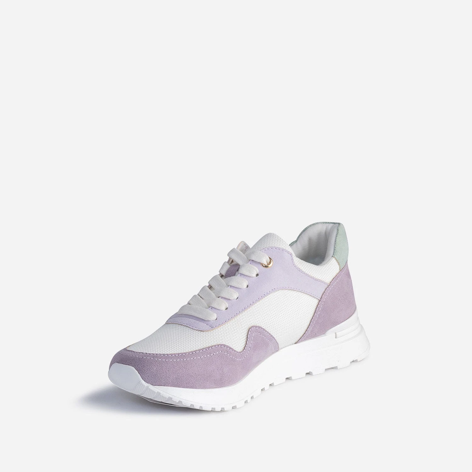 Tennis TEXTO Parme, Blanche, Verte 5 Tennis TEXTO Parme, Blanche, Verte – Image 3