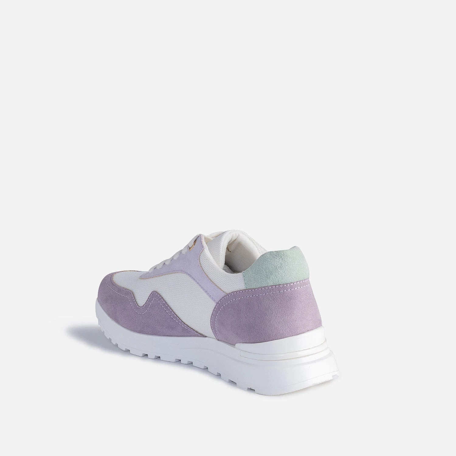 Tennis TEXTO Parme, Blanche, Verte 6 Tennis TEXTO Parme, Blanche, Verte – Image 4