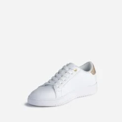 Tennis TEXTO Blanche Brodée Fleurs Roses -Caprices Chaussures Boutique WWWERM 10384320038 2