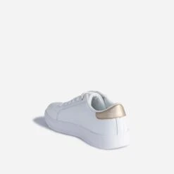 Tennis TEXTO Blanche Brodée Fleurs Roses -Caprices Chaussures Boutique WWWERM 10384320038 3