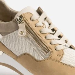 Tennis CAPRICE Camel Et Textile Pailleté -Caprices Chaussures Boutique WWWERM 10384320048 5