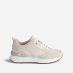 Tennis TEXTO Beige à Détails Vernis