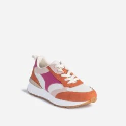 Tennis TEXTO Beige Et Terracotta à Détails Vernis Roses 9 Tennis TEXTO Beige Et Terracotta à Détails Vernis Roses -Caprices Chaussures Boutique WWWERM 10384320061 1