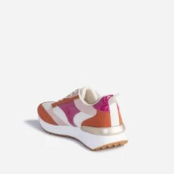 Tennis TEXTO Beige Et Terracotta à Détails Vernis Roses 11 Tennis TEXTO Beige Et Terracotta à Détails Vernis Roses -Caprices Chaussures Boutique WWWERM 10384320061 3