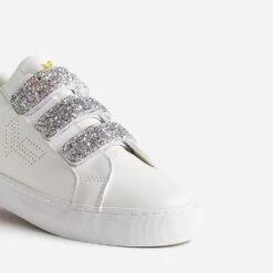 Tennis KAPORAL Blanche à Scratchs Pailletés -Caprices Chaussures Boutique WWWERM 10384320103 5