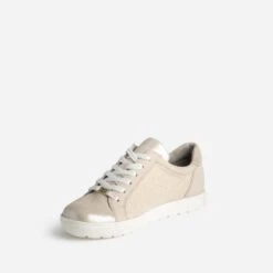 Tennis CAPRICE Dorée Bi Matière -Caprices Chaussures Boutique WWWERM 10384320150 2