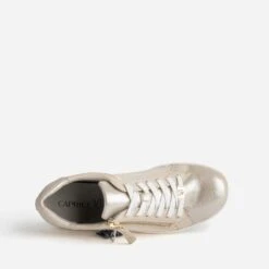 Tennis CAPRICE Dorée Bi Matière -Caprices Chaussures Boutique WWWERM 10384320150 4