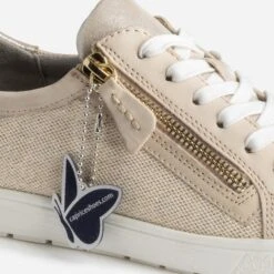 Tennis CAPRICE Dorée Bi Matière -Caprices Chaussures Boutique WWWERM 10384320150 5