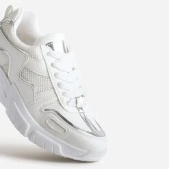 Tennis TEXTO écrue Et Argent à Semelle épaisse 14 Tennis TEXTO écrue Et Argent à Semelle épaisse -Caprices Chaussures Boutique WWWERM 10384320155 5