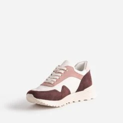 Tennis TEXTO Bordeaux, écru Et Rose -Caprices Chaussures Boutique WWWERM 10384320224 2