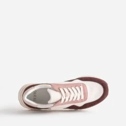 Tennis TEXTO Bordeaux, écru Et Rose -Caprices Chaussures Boutique WWWERM 10384320224 4