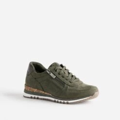 Tennis MARCO TOZZI Kaki -Caprices Chaussures Boutique WWWERM 10384320282 1