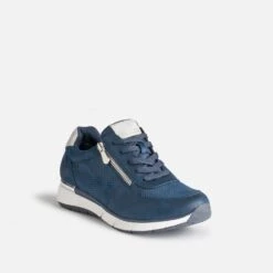 Tennis Bleu Marine Perforée -Caprices Chaussures Boutique WWWERM 10384320654 1