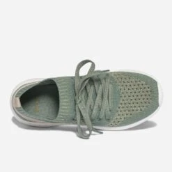 Tennis-chaussette Verte Et Dorée Tricotée éco-conçue -Caprices Chaussures Boutique WWWERM 10384320701 4