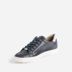 Tennis CAPRICE Marine En Cuir Fantaisie -Caprices Chaussures Boutique WWWERM 10384320739 2