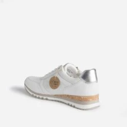 Tennis MARCO TOZZI Blanc Et Argenté -Caprices Chaussures Boutique WWWERM 10384320745 3