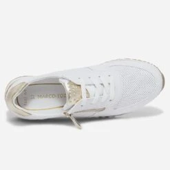 Tennis MARCO TOZZI Blanc Et Argenté -Caprices Chaussures Boutique WWWERM 10384320745 4