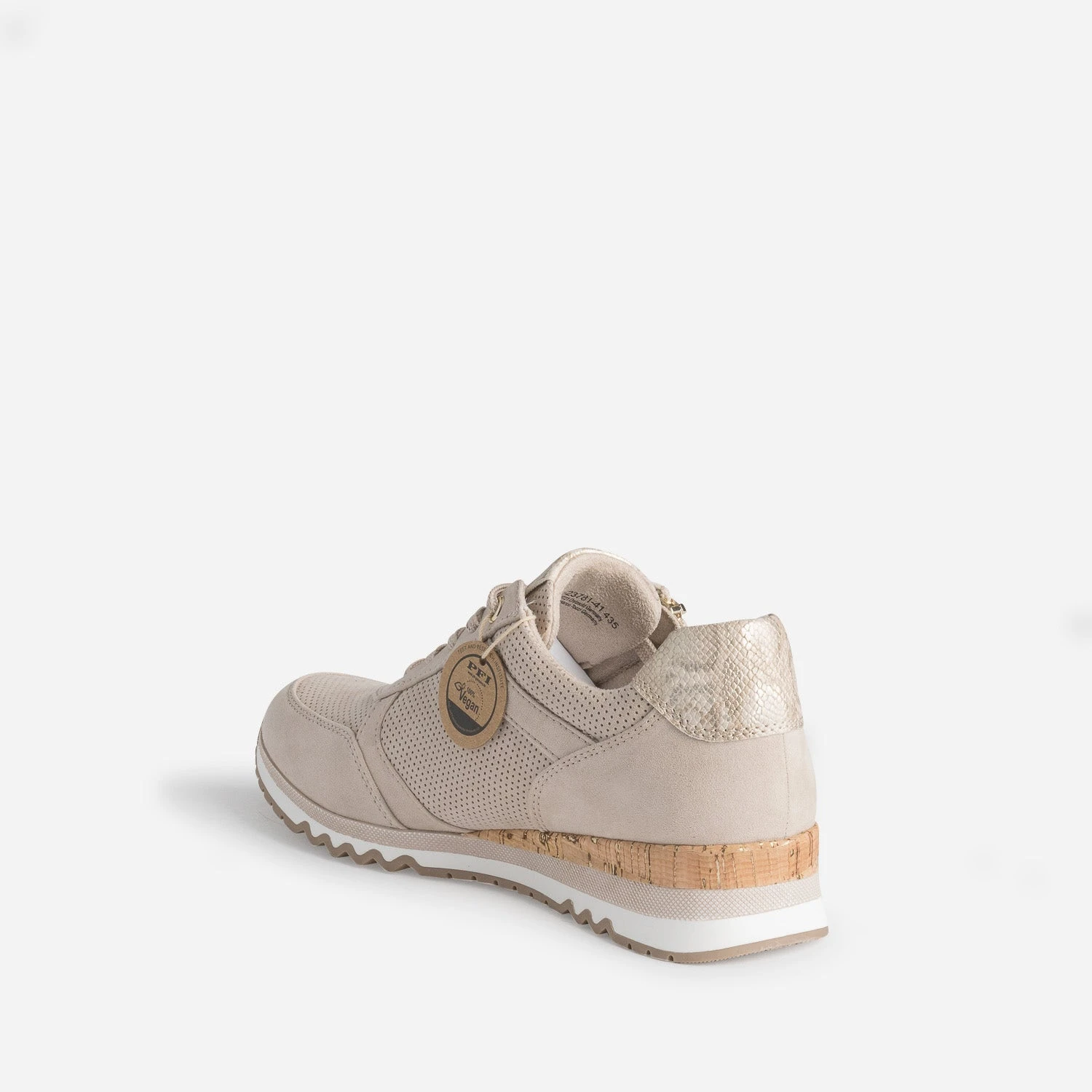 Tennis MARCO TOZZI Beige Et Imprimé Python 6 Tennis MARCO TOZZI Beige Et Imprimé Python – Image 4