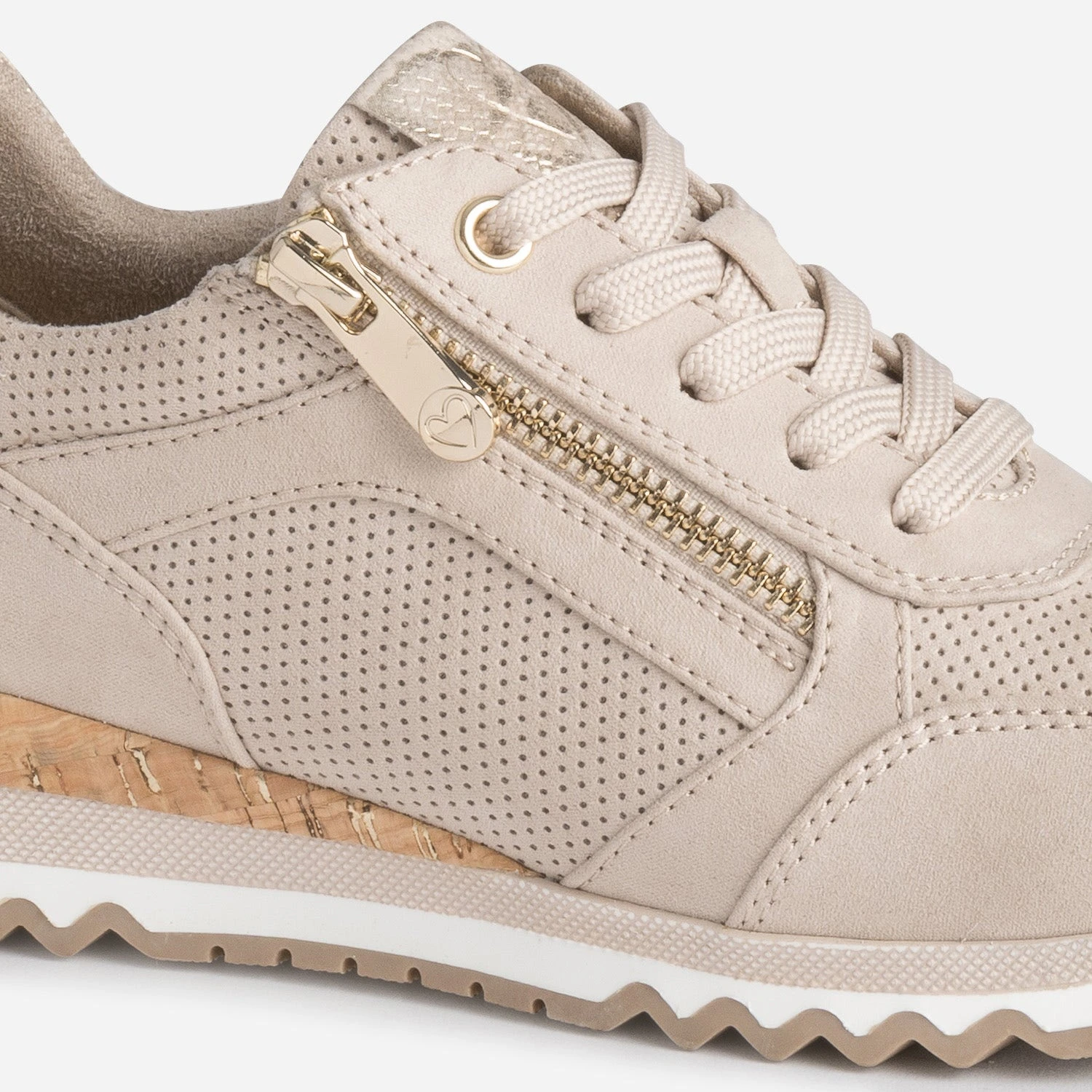 Tennis MARCO TOZZI Beige Et Imprimé Python 8 Tennis MARCO TOZZI Beige Et Imprimé Python – Image 6