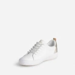 Tennis TBS Blanche Et Or En Cuir -Caprices Chaussures Boutique WWWERM 10384320848 2