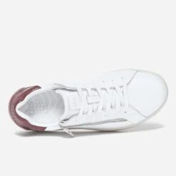 Tennis TBS Blanche En Cuir à Zip -Caprices Chaussures Boutique WWWERM 10384320971 4