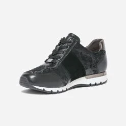 Tennis CAPRICE Noire Et Effet Python En Cuir 10 Tennis CAPRICE Noire Et Effet Python En Cuir -Caprices Chaussures Boutique WWWERM 10384320972 2