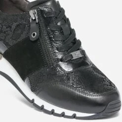 Tennis CAPRICE Noire Et Effet Python En Cuir 13 Tennis CAPRICE Noire Et Effet Python En Cuir -Caprices Chaussures Boutique WWWERM 10384320972 5