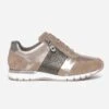 Tennis CAPRICE Beige Et Bronze Bi Matière -Caprices Chaussures Boutique WWWERM 10384320974 0