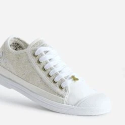 Tennis LE TEMPS DES CERISES écru Et Or -Caprices Chaussures Boutique WWWERM 10384330099 5