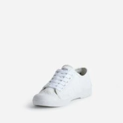 Tennis LE TEMPS DES CERISES Blanche Effet Dentelle -Caprices Chaussures Boutique WWWERM 10384330104 2