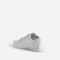 Tennis LE TEMPS DES CERISES Blanche Effet Dentelle -Caprices Chaussures Boutique WWWERM 10384330104 3