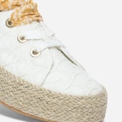 Tennis Blanche En Dentelle à Lacet-ruban -Caprices Chaussures Boutique WWWERM 10384330172 5