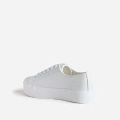 Tennis TEXTO Blanc Irisé Embossée Effet Python -Caprices Chaussures Boutique WWWERM 10384330196 3