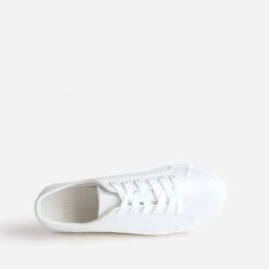 Tennis TEXTO Blanc Irisé Embossée Effet Python -Caprices Chaussures Boutique WWWERM 10384330196 4