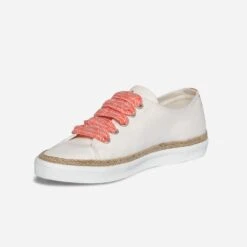 Tennis TBS Blanche En Toile Avec Lacet Imprimé 12 Tennis TBS Blanche En Toile Avec Lacet Imprimé -Caprices Chaussures Boutique WWWERM 10384330207 3