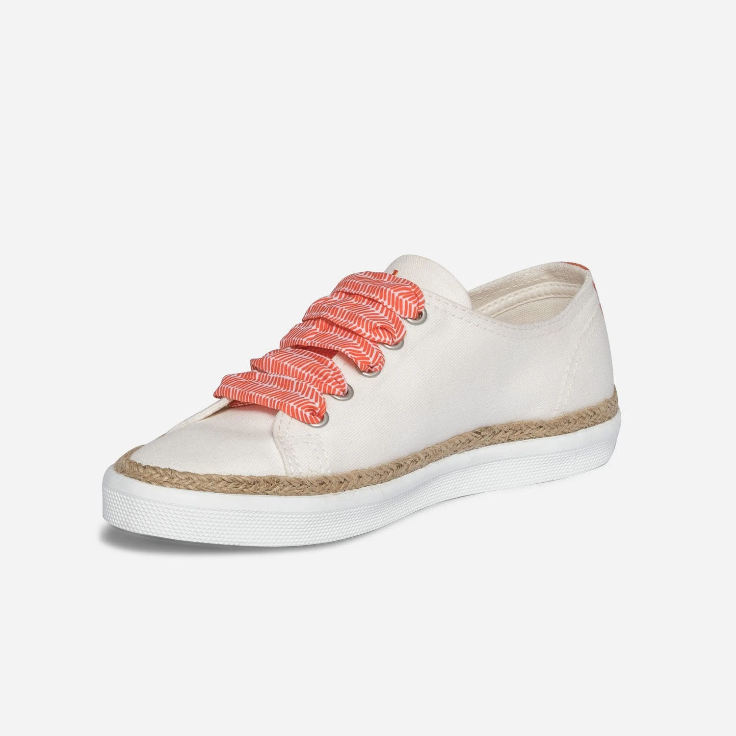 Tennis TBS Blanche En Toile Avec Lacet Imprimé 6 Tennis TBS Blanche En Toile Avec Lacet Imprimé – Image 4