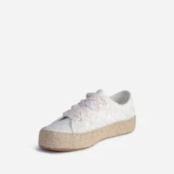 Tennis Blanche Brodée Dentelle éco-conçue 10 Tennis Blanche Brodée Dentelle éco-conçue -Caprices Chaussures Boutique WWWERM 10384330218 2