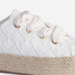 Tennis Blanche Brodée Dentelle éco-conçue 13 Tennis Blanche Brodée Dentelle éco-conçue -Caprices Chaussures Boutique WWWERM 10384330218 5