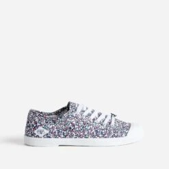 Tennis LE TEMPS DES CERISES Toile Micro Fleurs