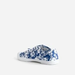 Tennis LE TEMPS DES CERISES Bleue Toile Fleurie -Caprices Chaussures Boutique WWWERM 10384330227 3
