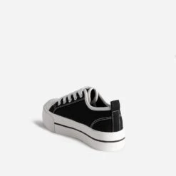 Tennis TEXTO Noire éco-conçue à Semelle Plateforme -Caprices Chaussures Boutique WWWERM 10384330228 3