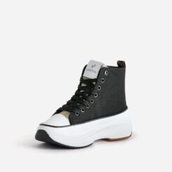 Basket KAPORAL Noire à Plateforme 10 Basket KAPORAL Noire à Plateforme -Caprices Chaussures Boutique WWWERM 10384330229 2