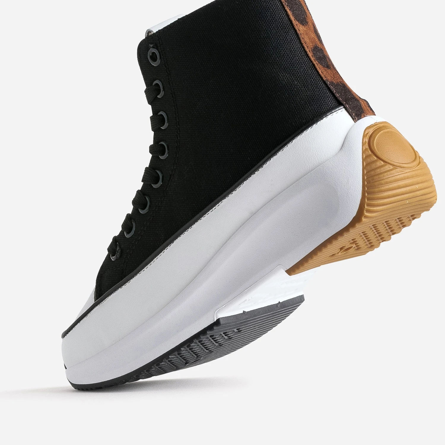 Basket KAPORAL Noire à Plateforme 8 Basket KAPORAL Noire à Plateforme – Image 6